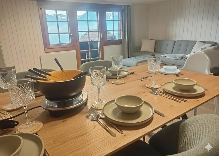 Historic Stationhouse - 20 Min From Interlaken 公寓